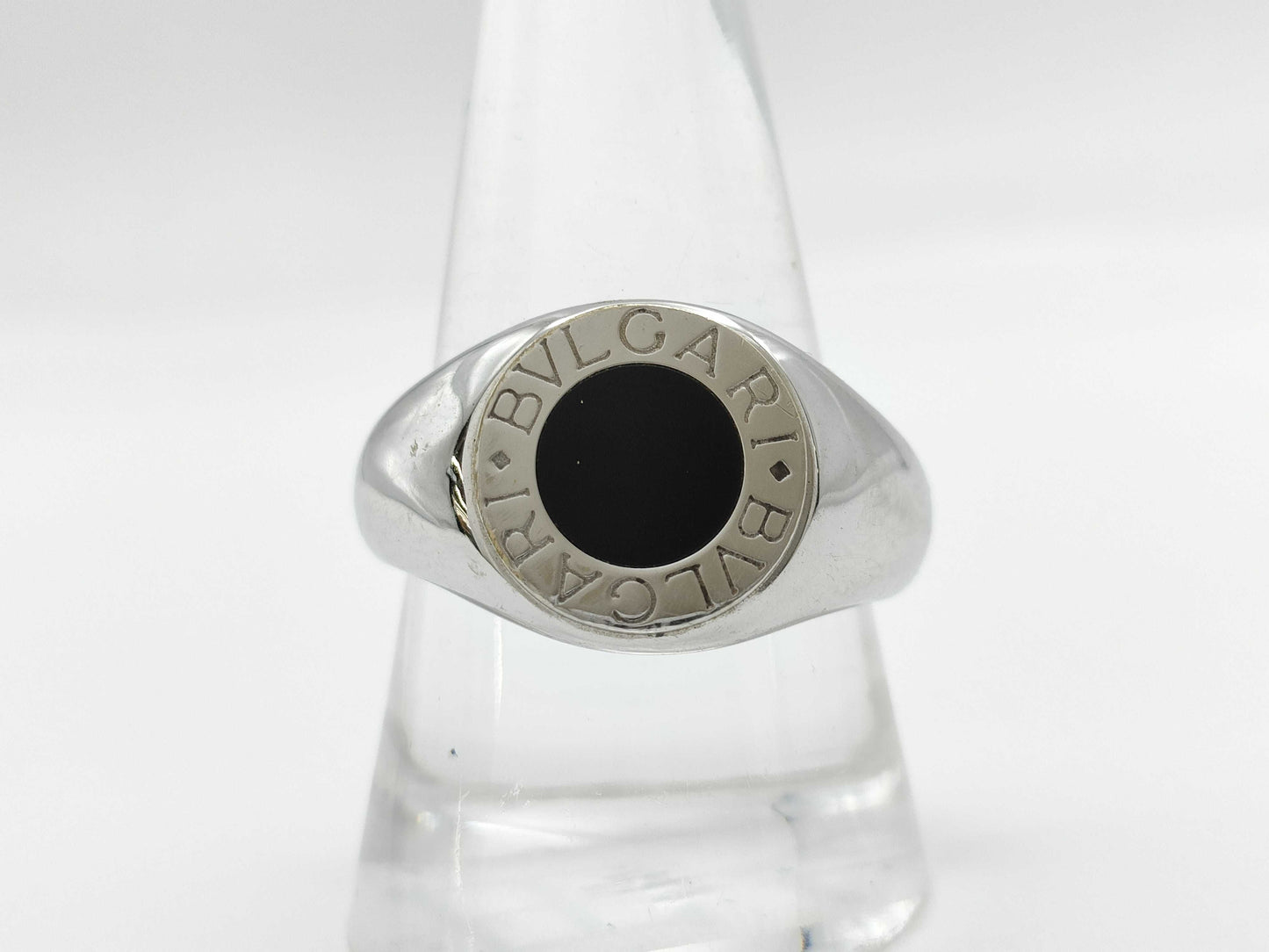 BVLGARI BB Onyx WG 750 13.8g Ring 