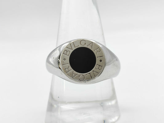BVLGARI BB Onyx WG 750 13.8g Ring 