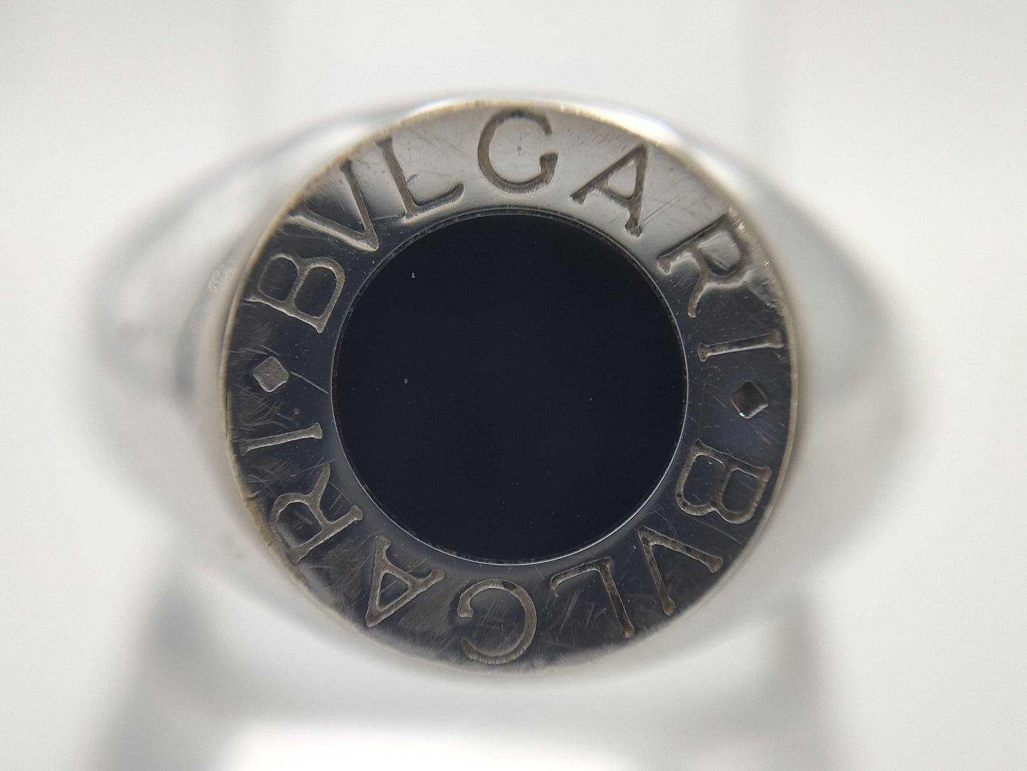 BVLGARI BB Onyx WG 750 13.8g Ring 