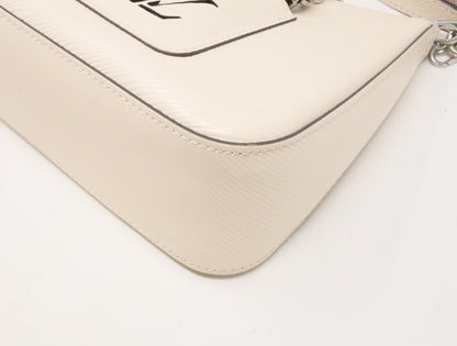 LOUIS VUITTON Epi Marel M80688 White RFID Shoulder Bag