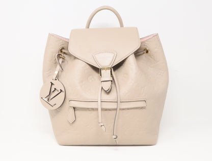 LOUIS VUITTON Vuitton Monogram Unplanted Monsuri PM M45410 Beige RFID Reactive Rucksack