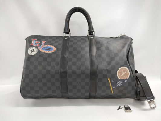 LOUIS VUITTON Louis Vuitton Keepall 45 Bandouliere Boston Bag