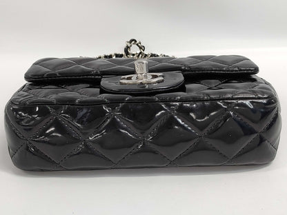 CHANEL Patent Shoulder Bag