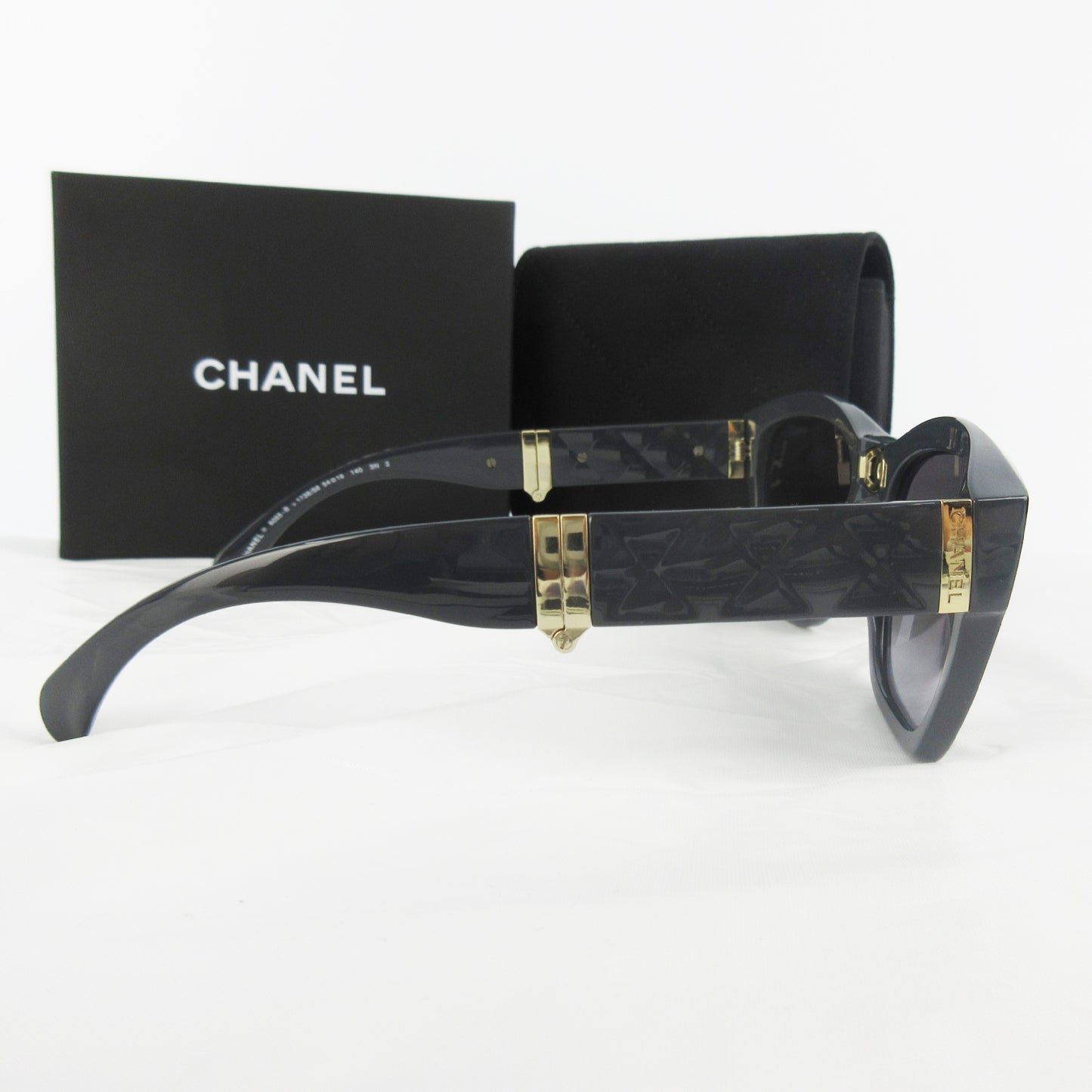 CHANEL Current Square Sunglasses Matrasse Logo Coco Mark Foldable 6055-B Sunglasses and Glasses