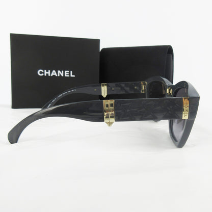 CHANEL Current Square Sunglasses Matrasse Logo Coco Mark Foldable 6055-B Sunglasses and Glasses