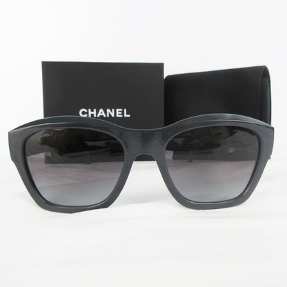 CHANEL Current Square Sunglasses Matrasse Logo Coco Mark Foldable 6055-B Sunglasses and Glasses