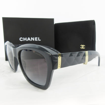 CHANEL Current Square Sunglasses Matrasse Logo Coco Mark Foldable 6055-B Sunglasses and Glasses