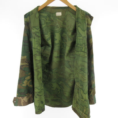 60S U.S.ARMY ERDL Jungle Fattier Military Camouflage Camouflage USMC U.S. Army Genuine Military 4th S-R DSA100-69-C-2662 Vintage Jacket