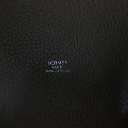 HERMES Picotan Lock MM 22 Etour Tryon Clemence Silver Hardware U-Engraved Handbag