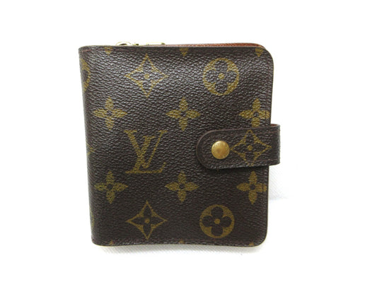 LOUIS VUITTON LOUIS VUITTON Monogram Compact Zip Wallet M61667 MI0969 Wallet