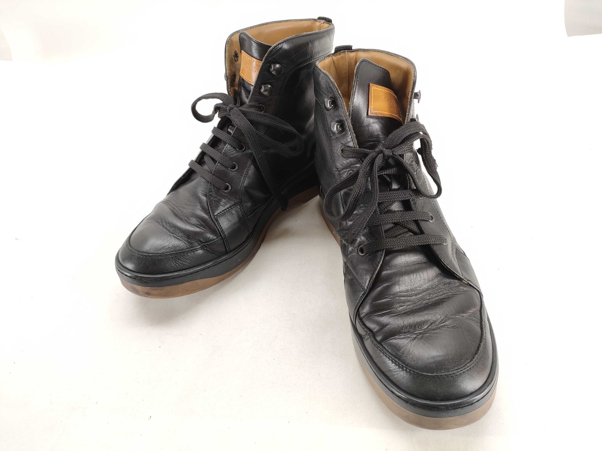 LOUIS VUITTON Vuitton Leather Sneakers Boots Other Shoes