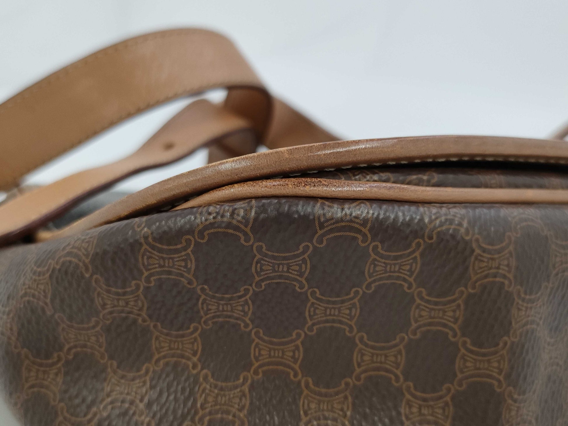 CELINE Macadam Shoulder Bag