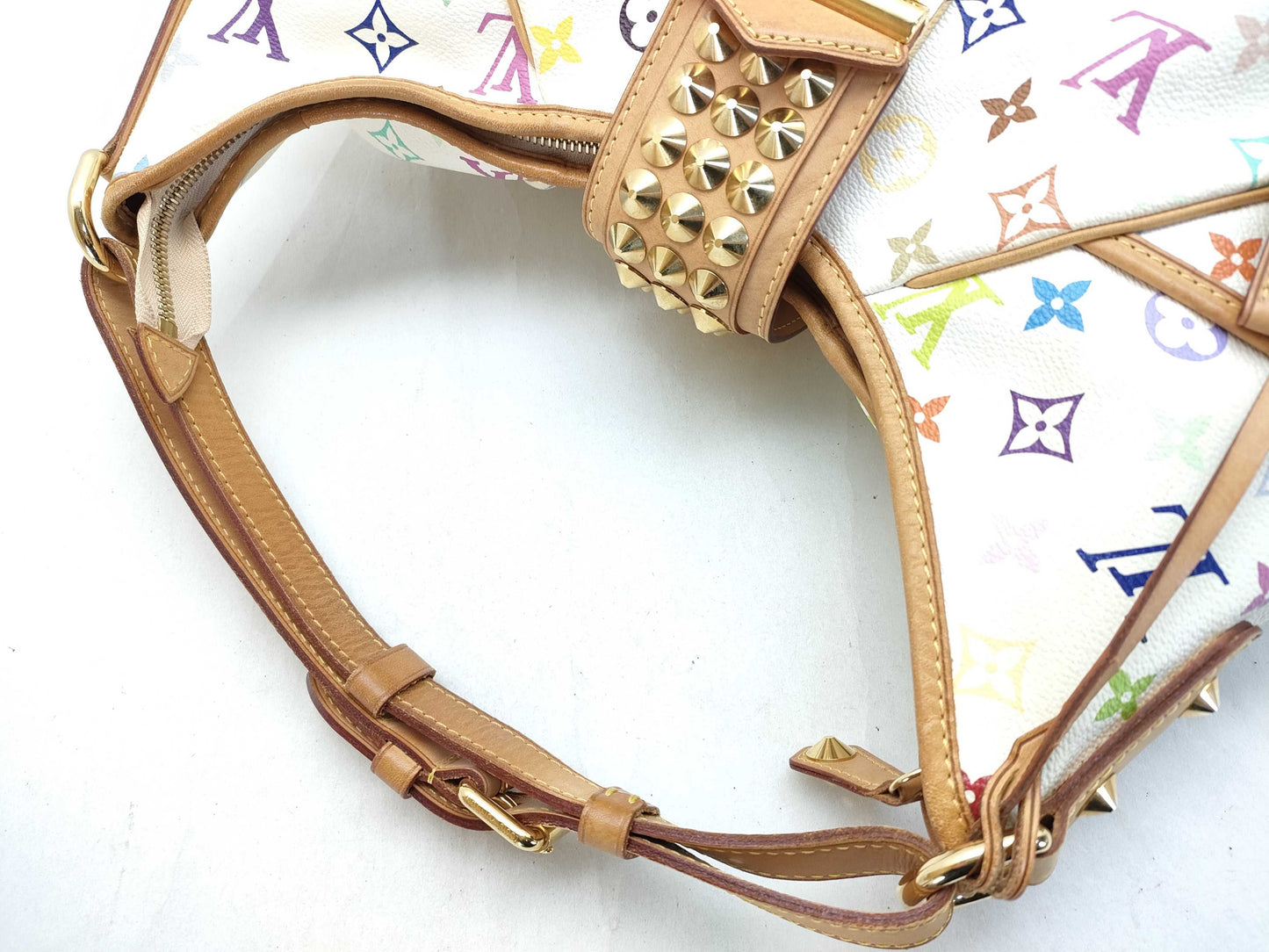LOUIS VUITTON Monogram Multicolore Vuitton Multicolore Plissy Handbag