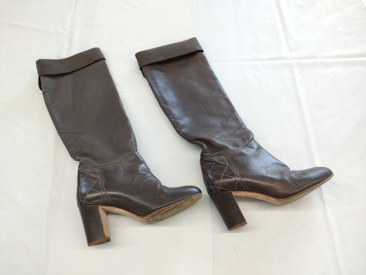 CHANEL Boots with Bag Size 35 Other Shoes