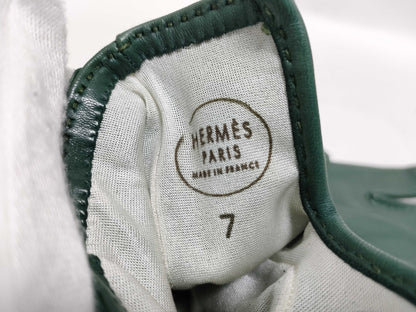 HERMES Leather Gloves Other Accessories