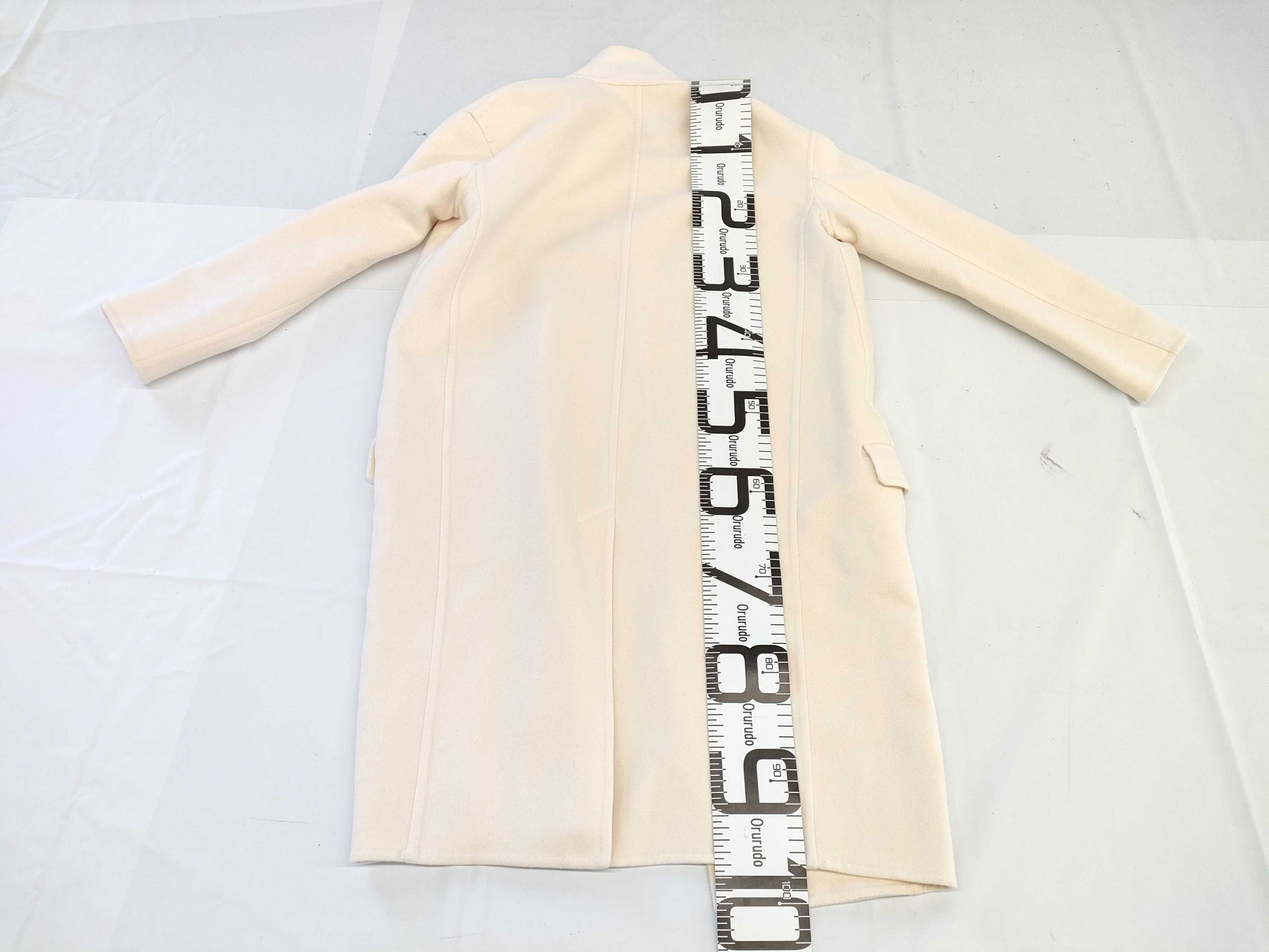 CELINE Egg Crombie 100% Cashmere Coat Size 34