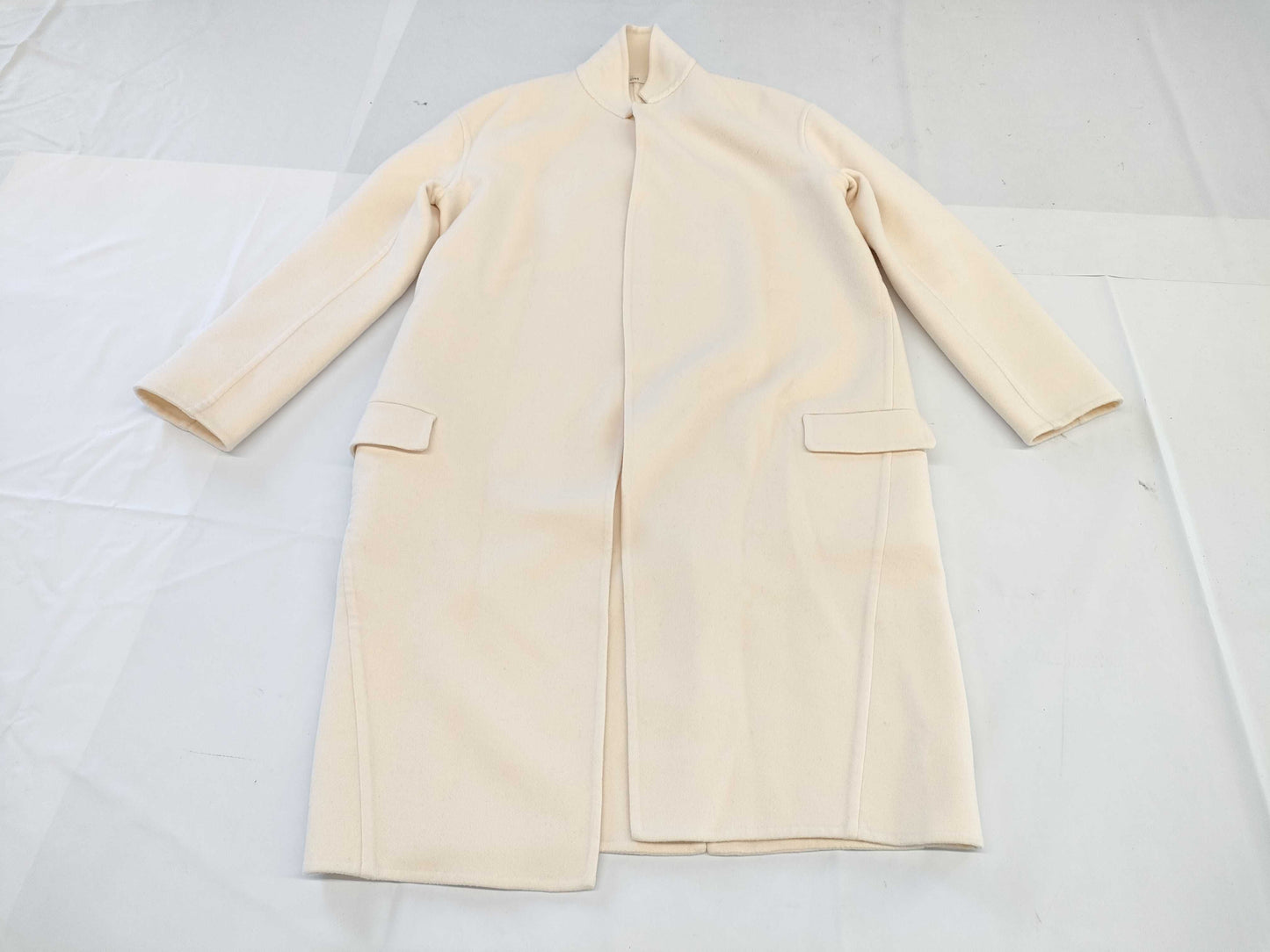 CELINE Egg Crombie 100% Cashmere Coat Size 34