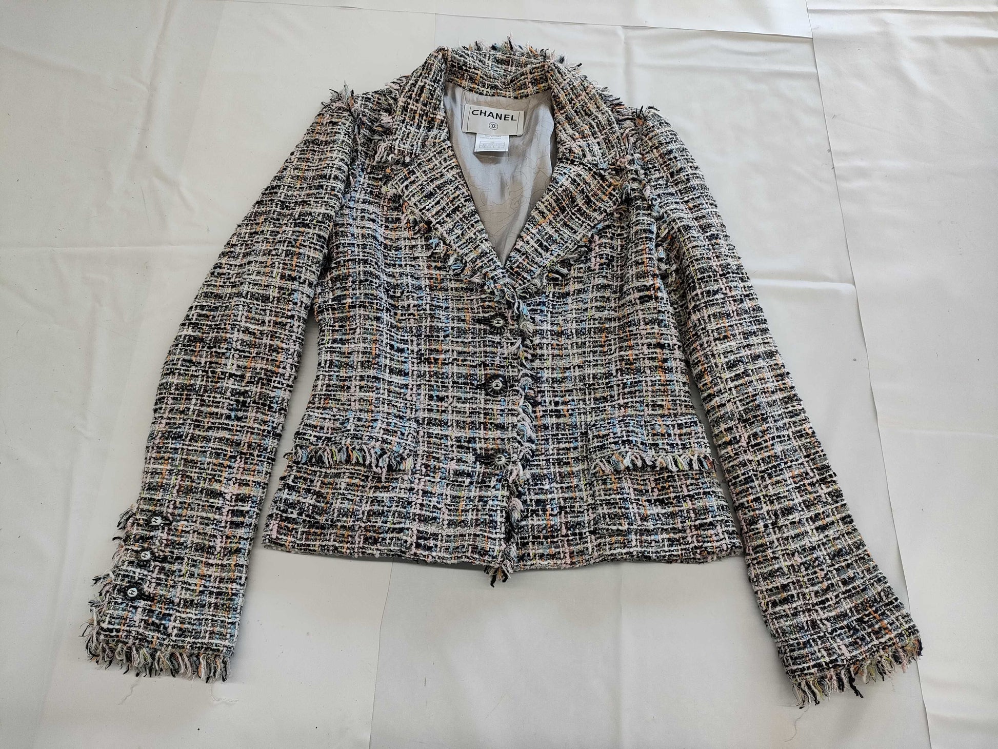 CHANEL 04P P23519 38 Tweed Jacket