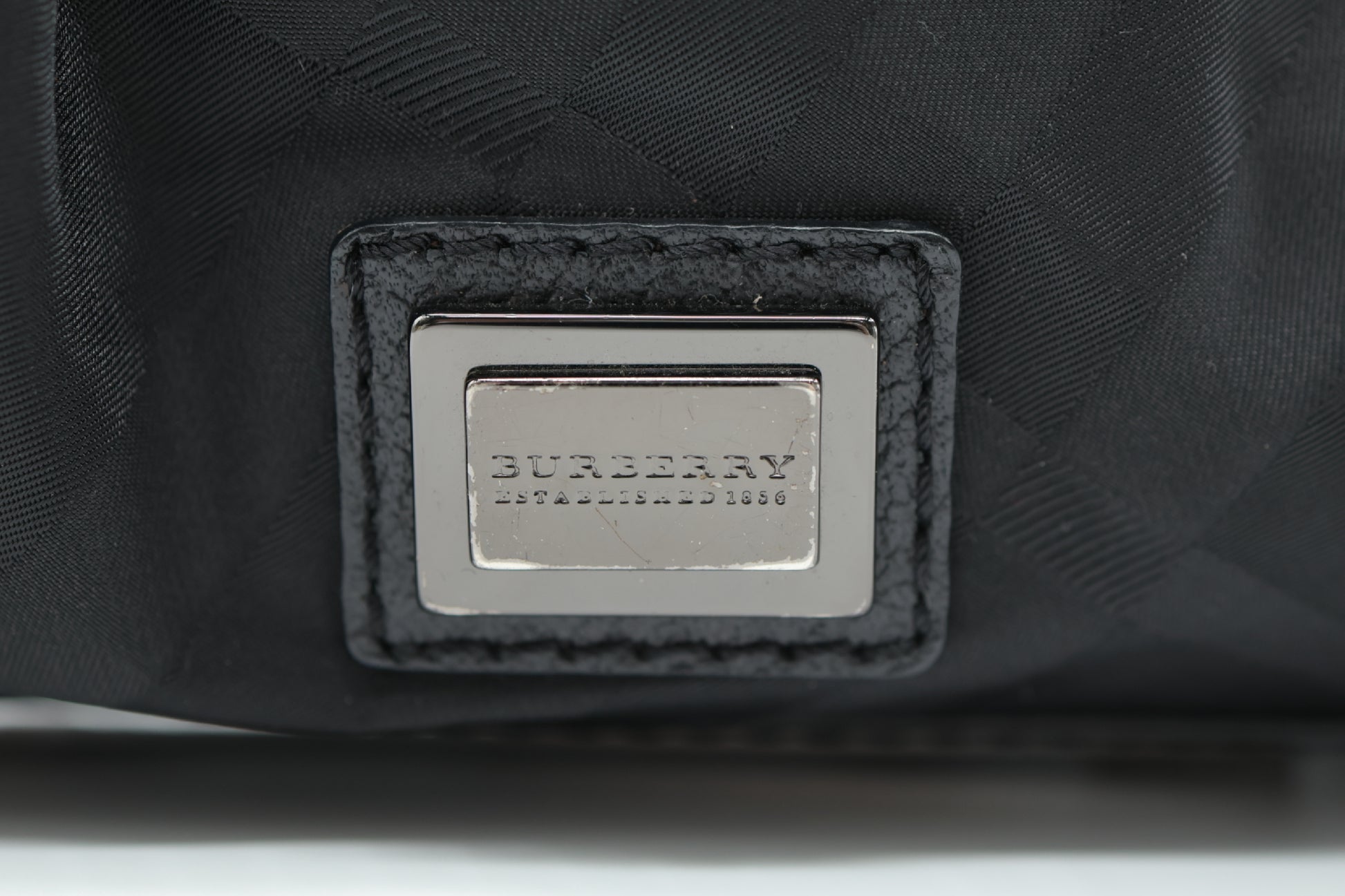 BURBERRY Chain Nylon Handbag