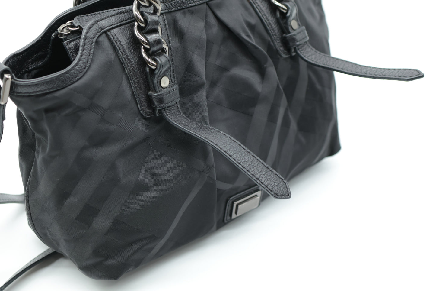 BURBERRY Chain Nylon Handbag