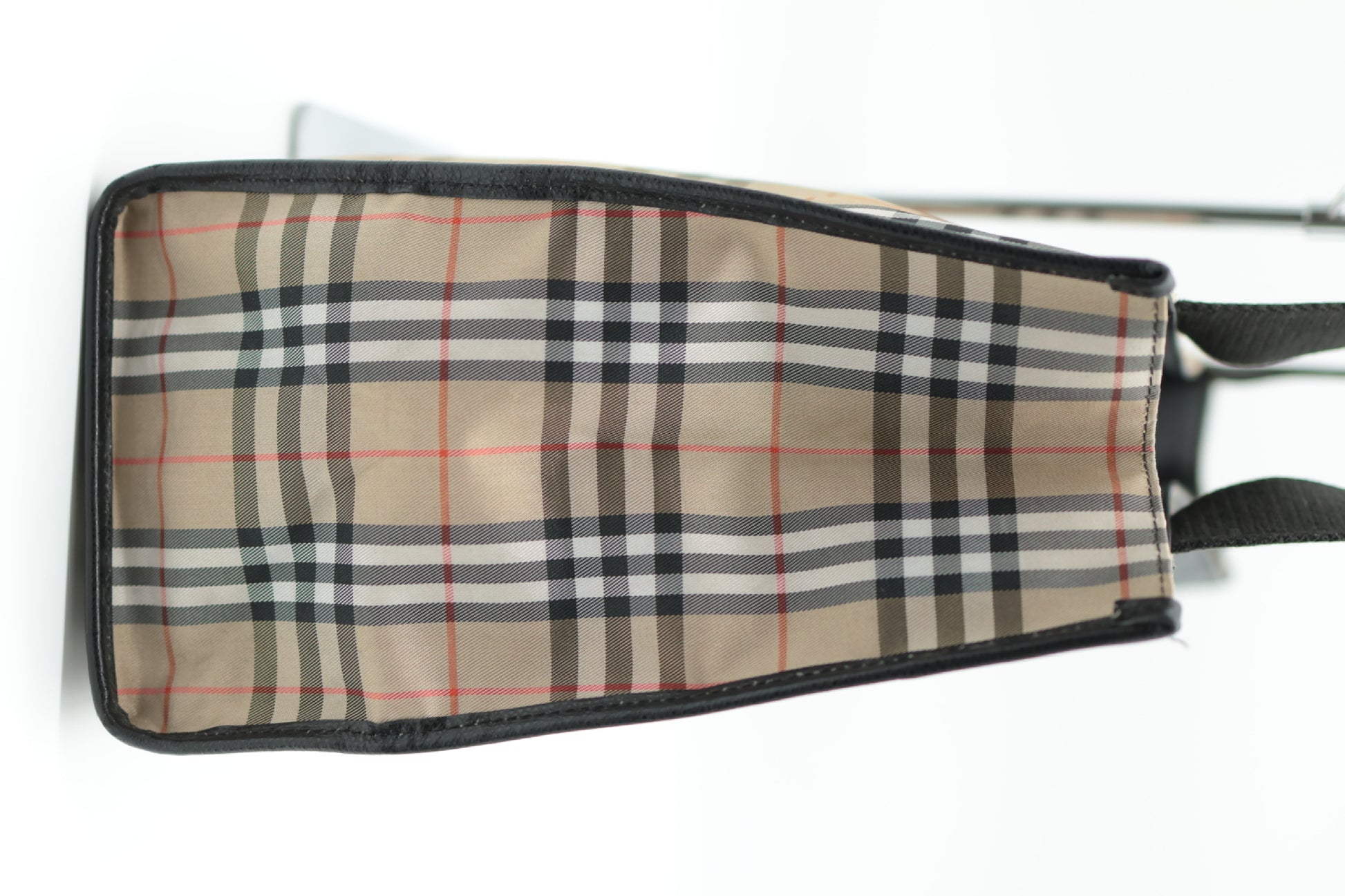 BURBERRY BURBERRY Canvas Tote Bag Check Tote Bag