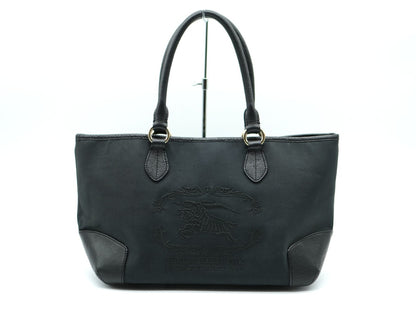 BURBERRY Black Handbag on Canvas