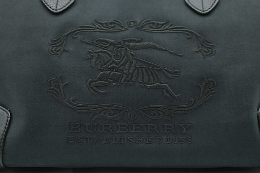 BURBERRY Black Handbag on Canvas
