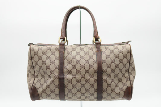 GUCCI PVC Boston Bag