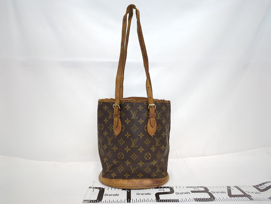 LOUIS VUITTON M42238 Monogram Bucket PM Tote Bag