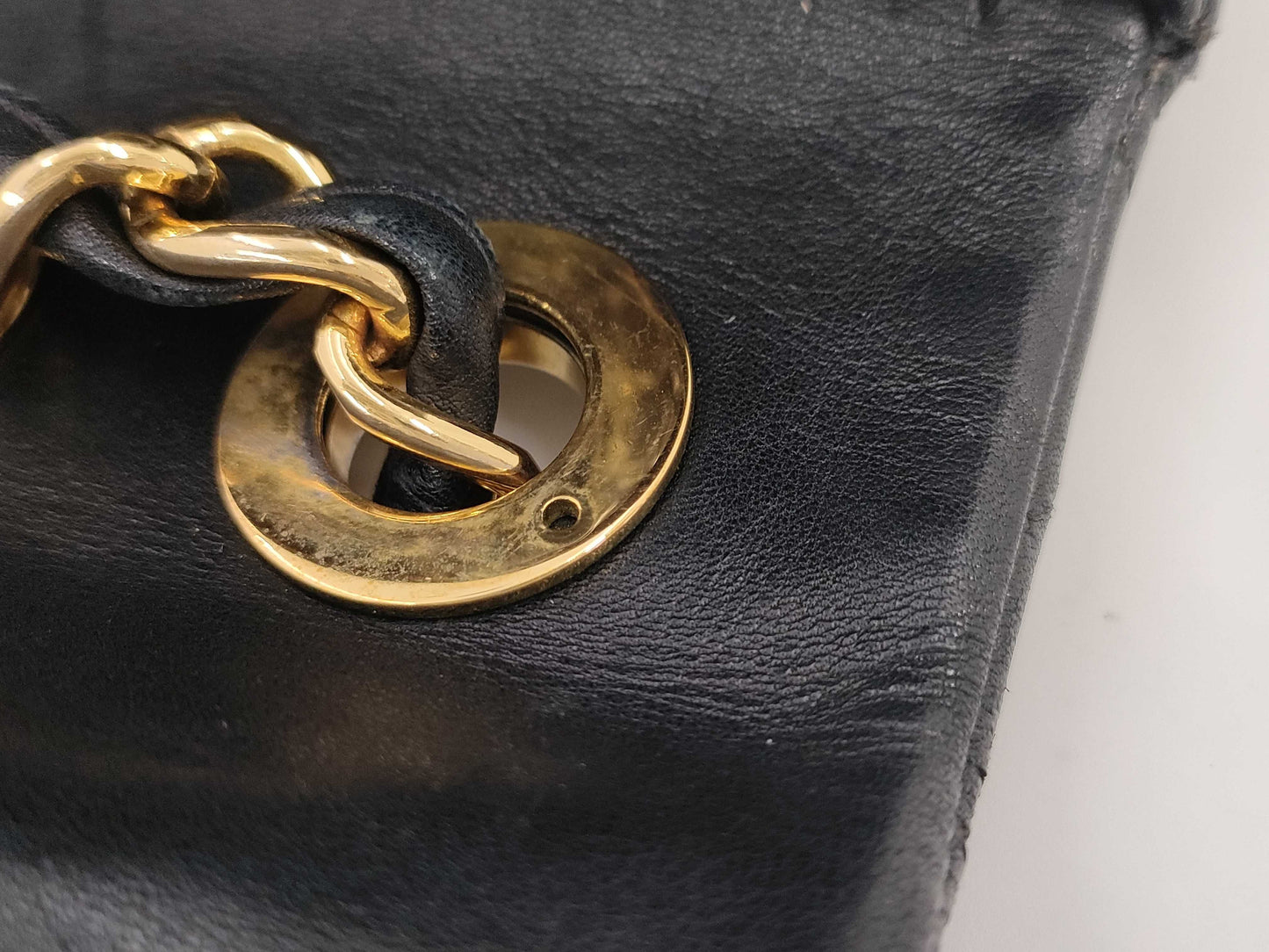 CHANEL Deca Matelasse Chain Shoulder Bag Lamb