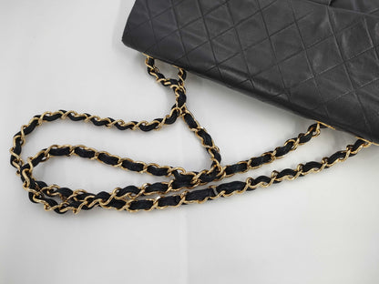 CHANEL Deca Matelasse Chain Shoulder Bag Lamb