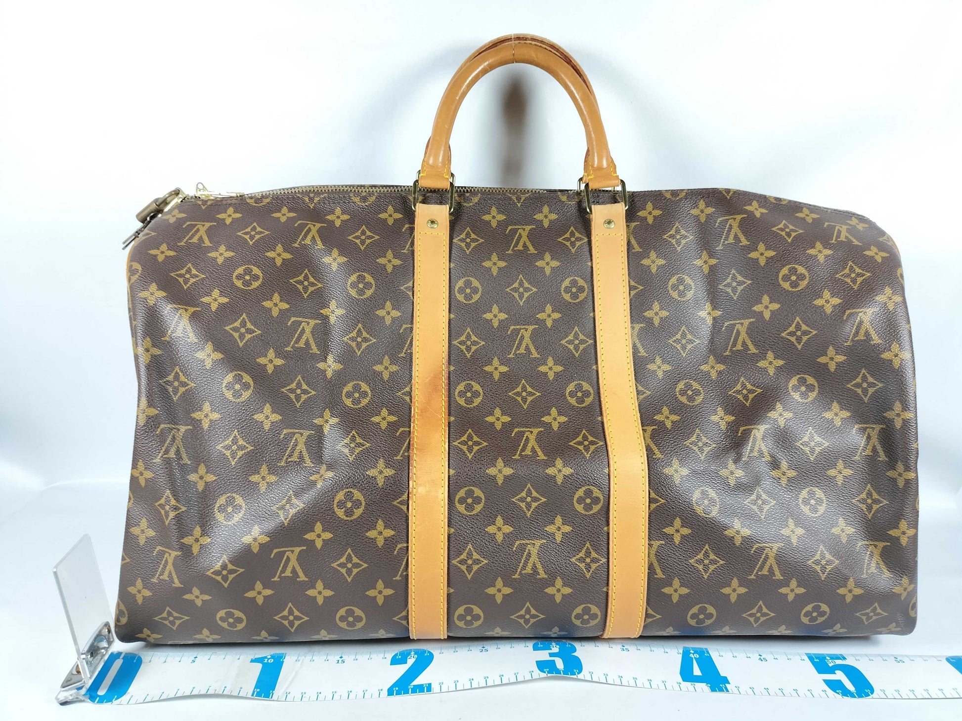LOUIS VUITTON Monogram M41414 Keepol Bangliere 55 Boston Bag