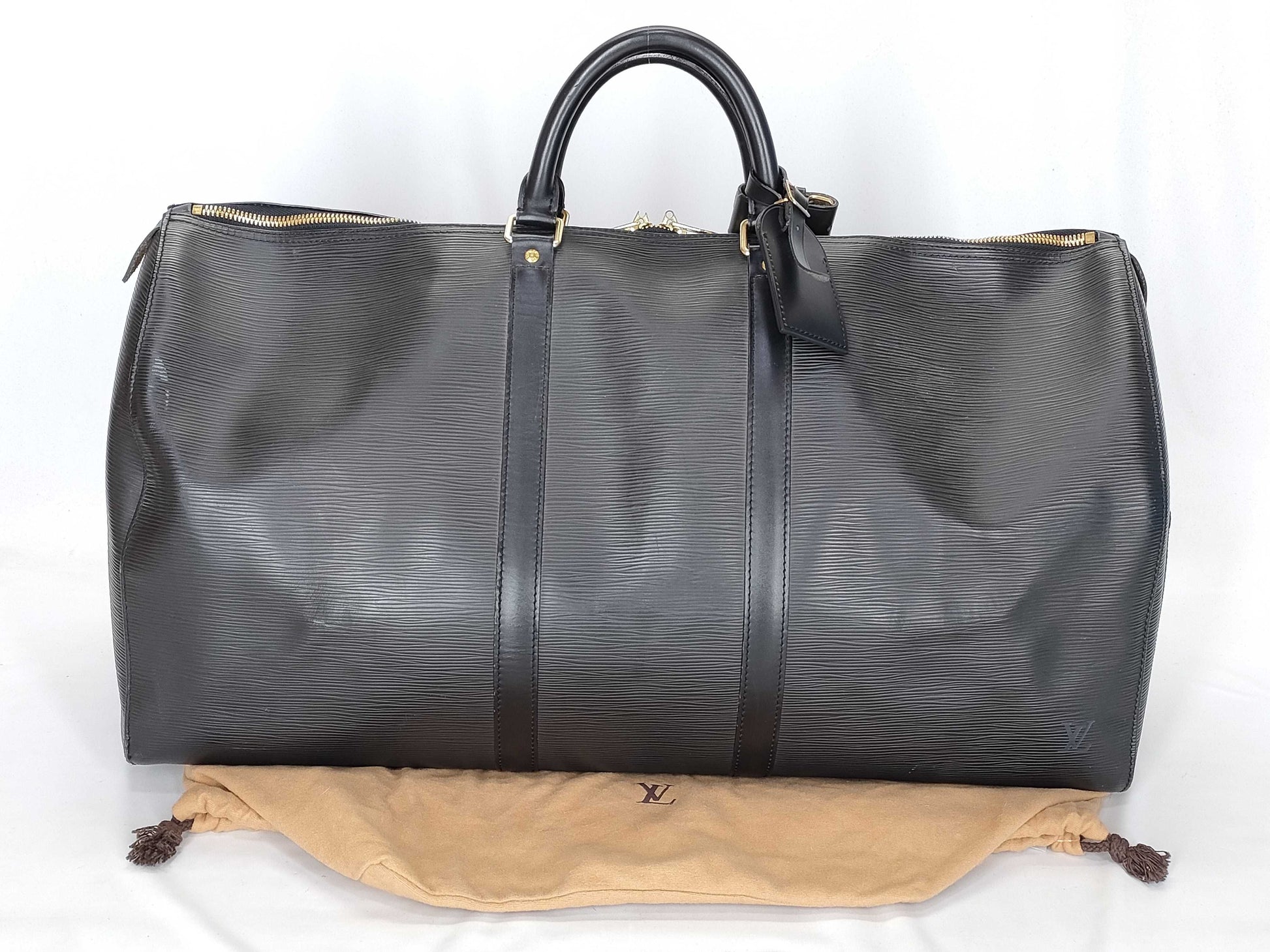 LOUIS VUITTON Epi M59052 Keypol 55 Epi Boston Bag