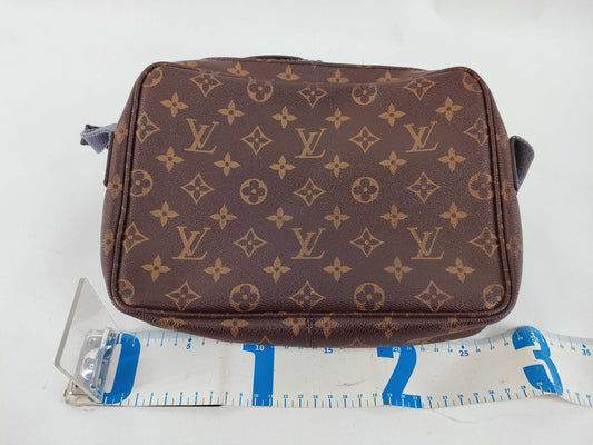 LOUIS VUITTON Monogram LOUIS VUITTON Monogram Messenger PM M43843 TR1137 Striped Pads Replaced with Items Shoulder Bag