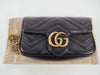 GUCCI GUCCI Marmont Super Mini Chain Shoulder Bag Black Storage Bag Shoulder Bag