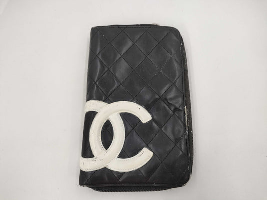 CHANEL Cambon Line Long Wallet with Seal
