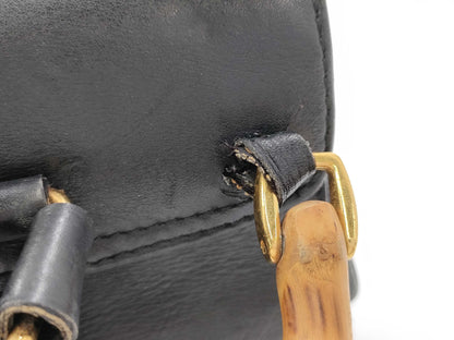 GUCCI Bamboo Leather Backpack