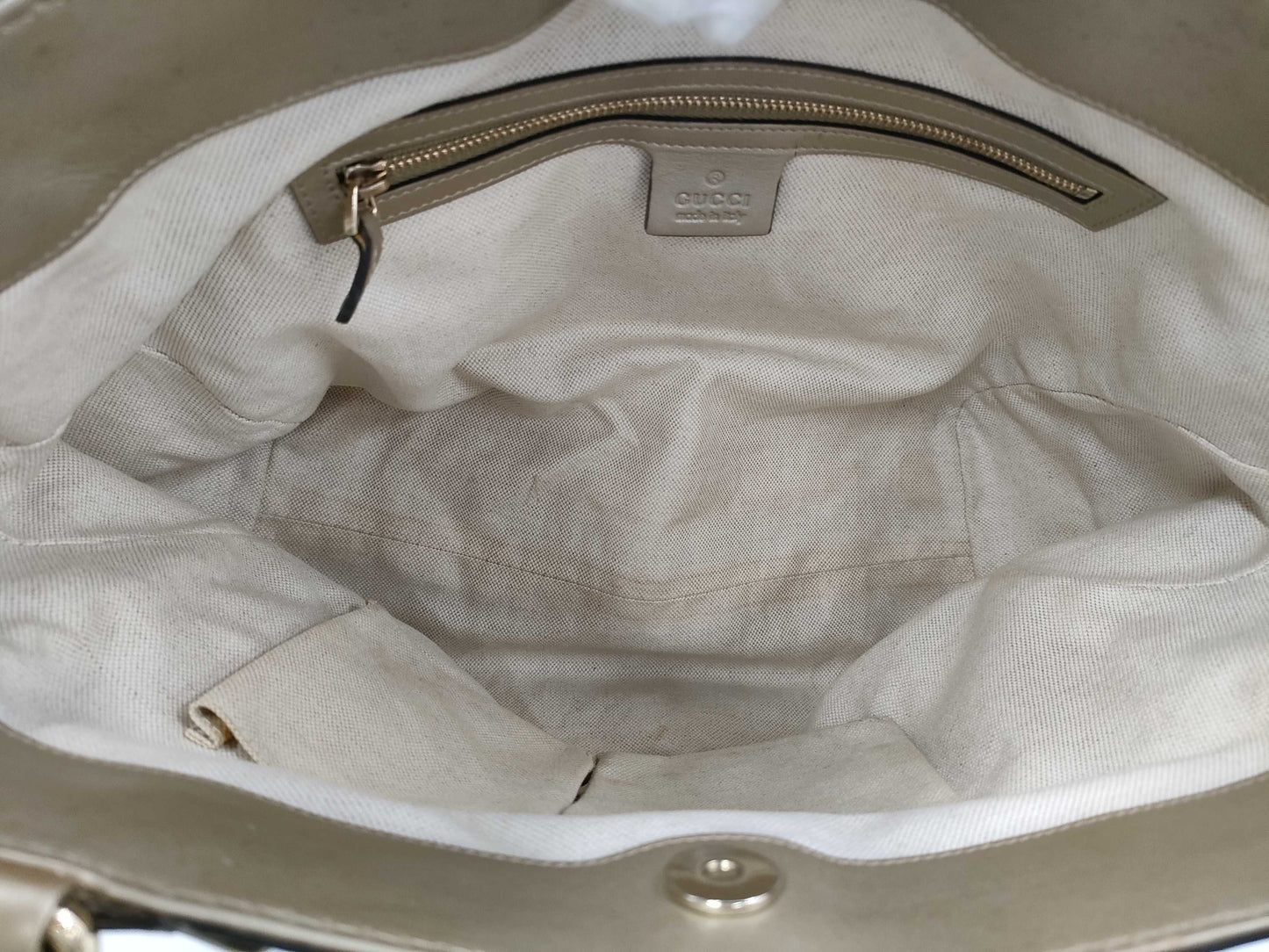 GUCCI 257061 Princess GG Canvas Mayfair Tote Bag