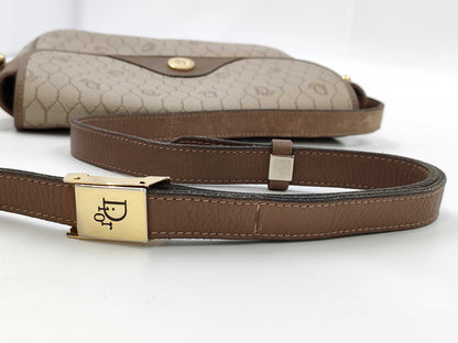 Dior Honeycomb CD Logo PVC Shoulder Bag