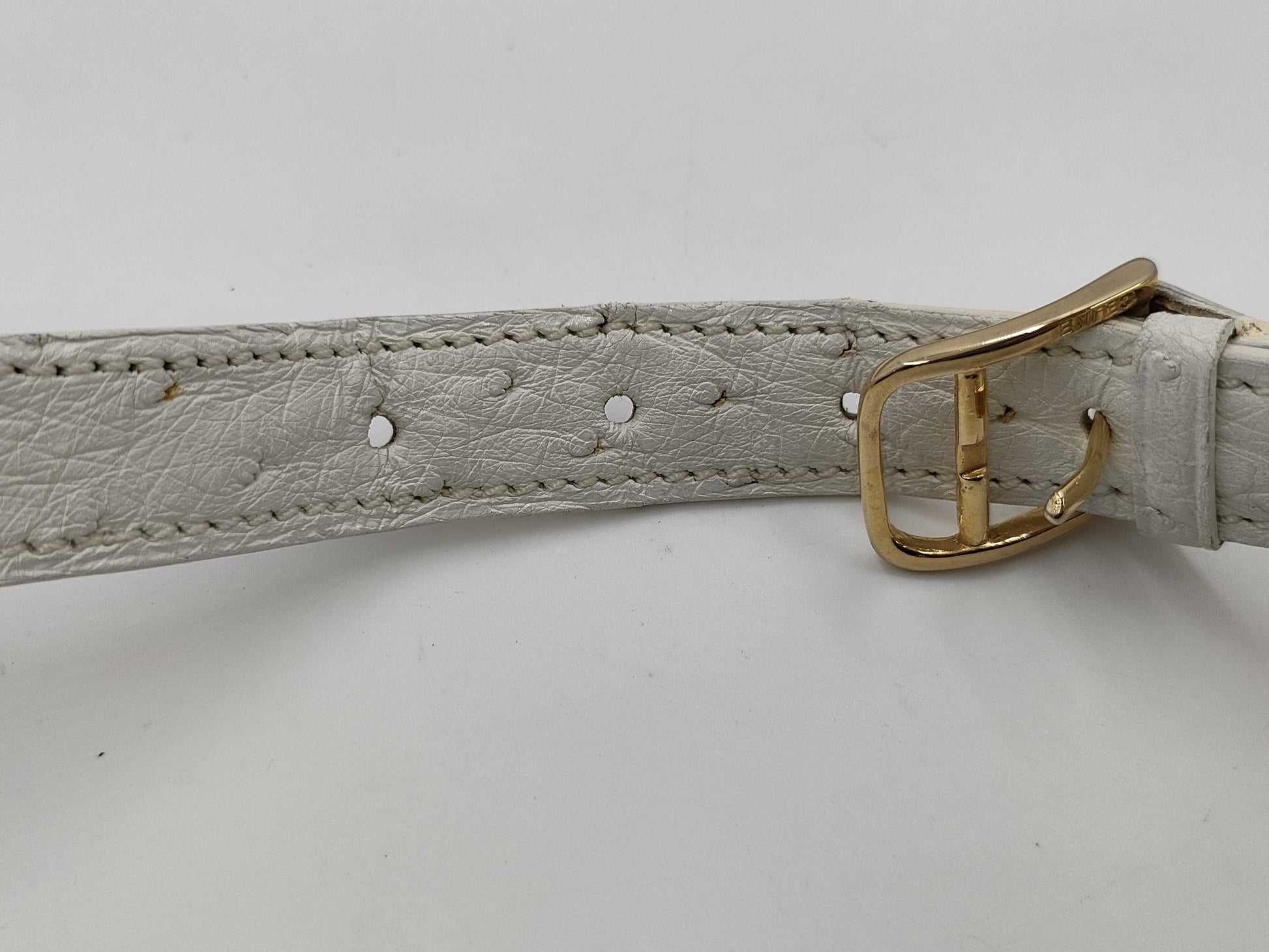 CELINE Ostrich Trio Small Shoulder Bag with Triomphe Hardware