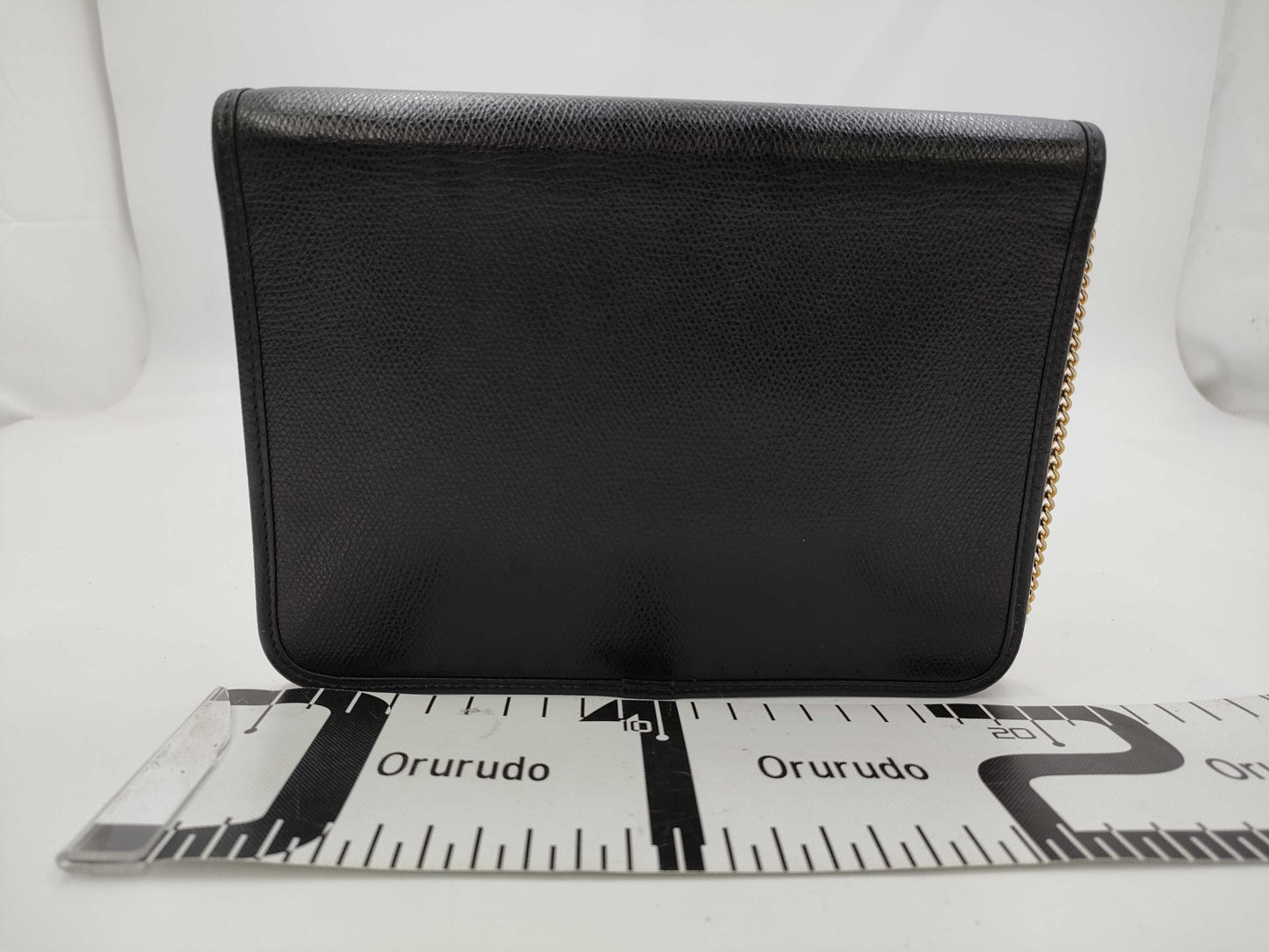 Dior CD logo leather chain shoulder bag