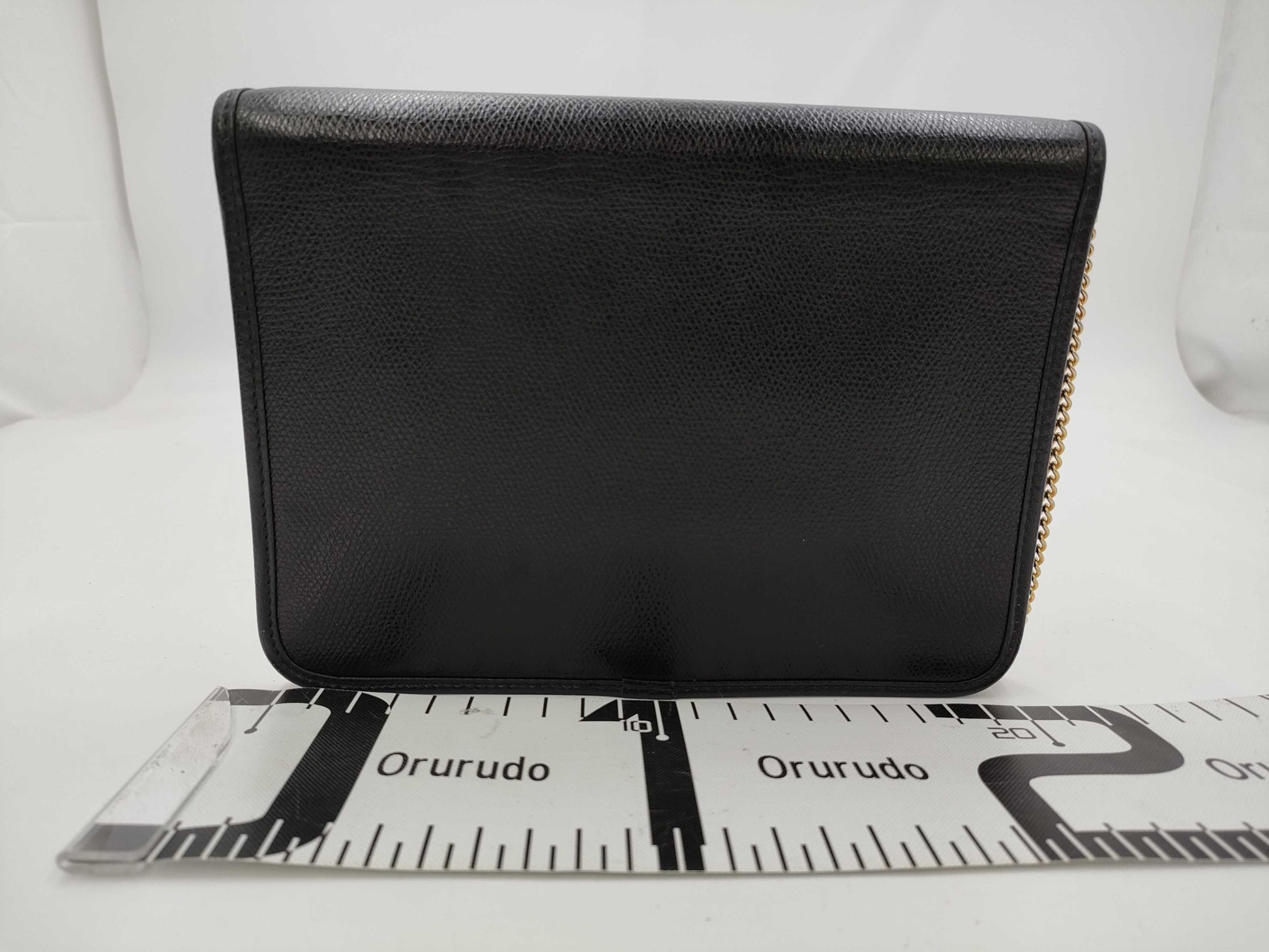 Dior CD logo leather chain shoulder bag