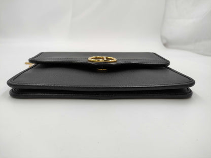 Dior CD logo leather chain shoulder bag