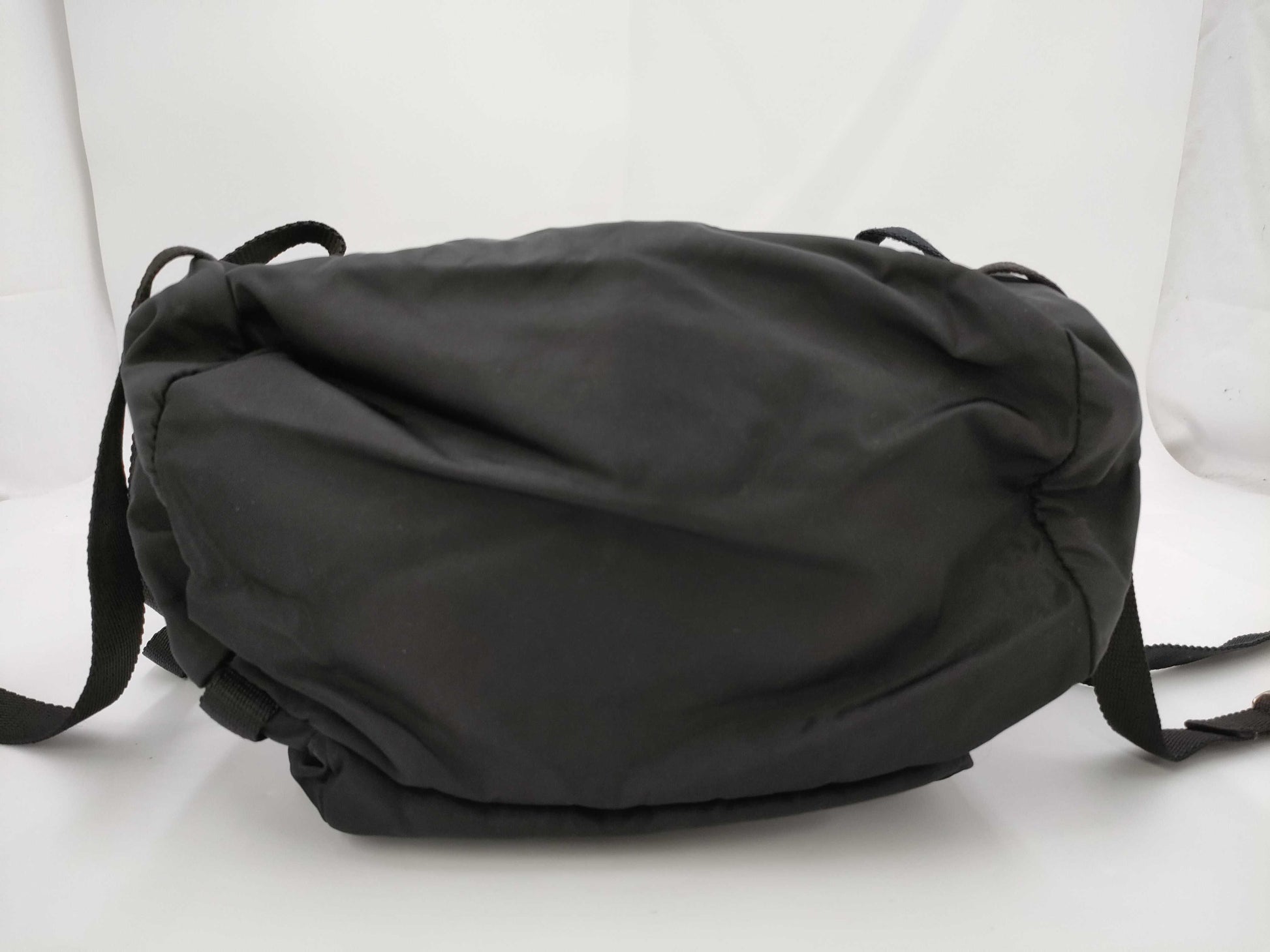 PRADA Triangle Logo Nylon Backpack