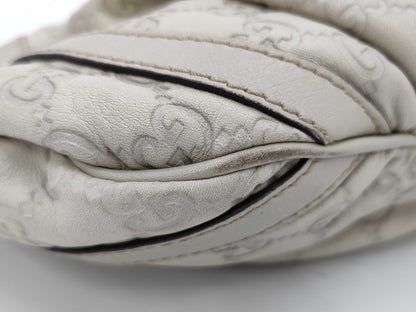 GUCCI 208257 Guccissima Leather Abbey Shoulder Bag