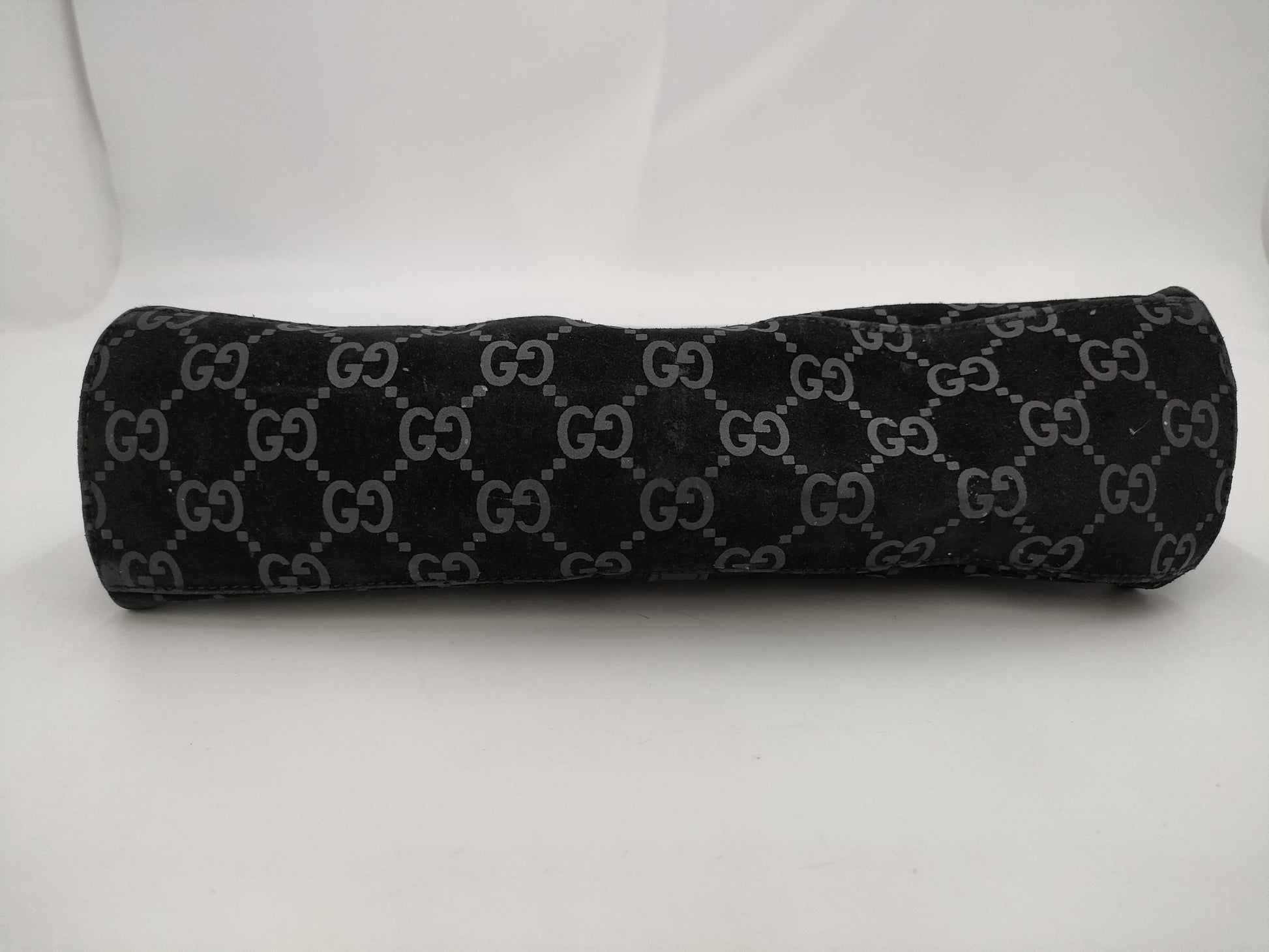 GUCCI 001 3355 Jackie GG Suede One-Shoulder Bag Handbag