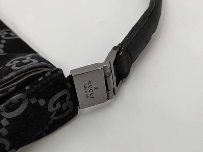 GUCCI 001 3355 Jackie GG Suede One-Shoulder Bag Handbag