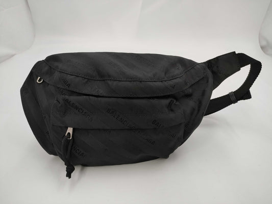BALENCIAGA Logo Sling Body Bag Shoulder Bag
