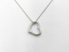Tiffany & Co. Open Heart Necklace SV925 Pendant Necklace