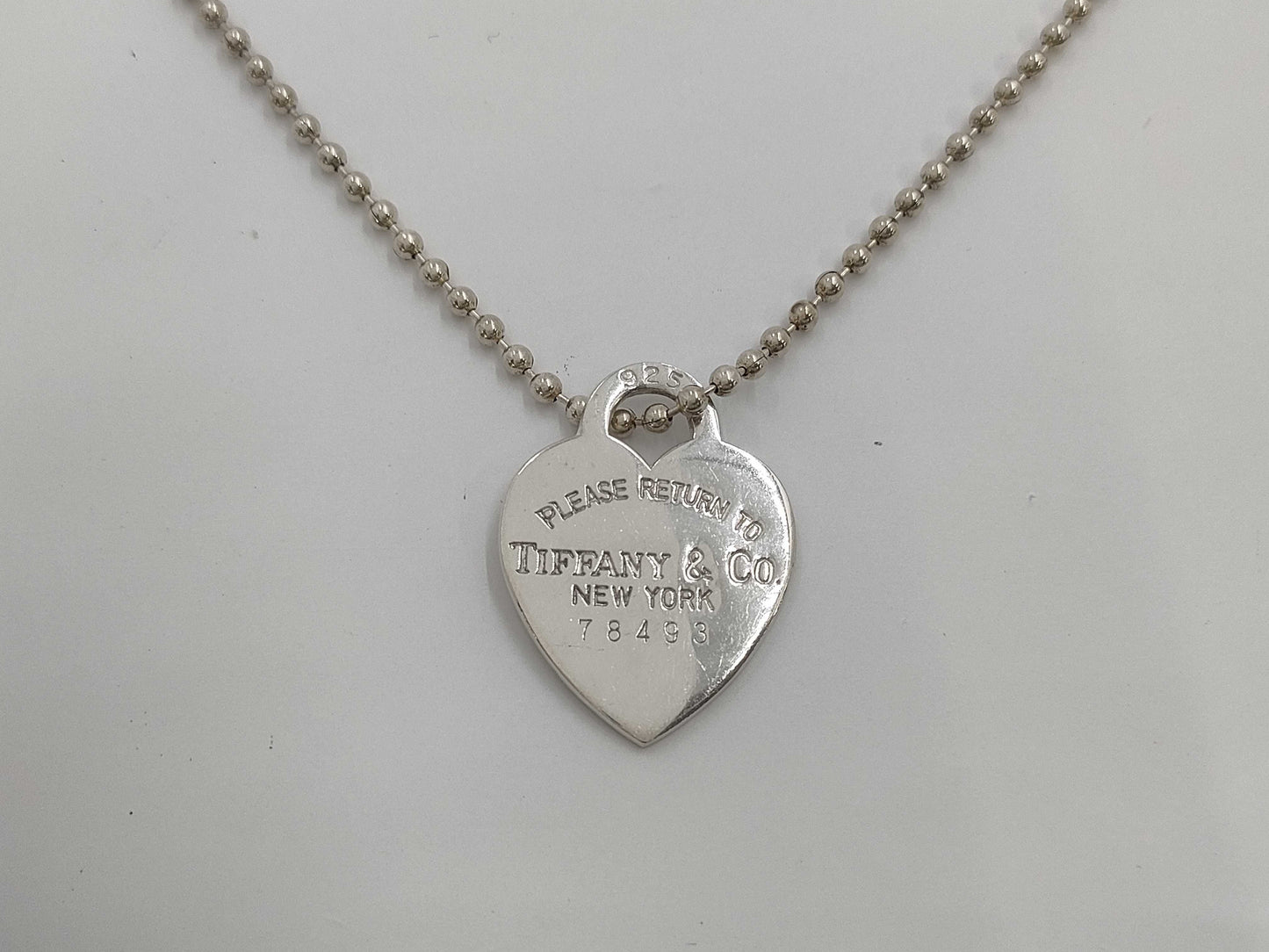 Tiffany & Co. Return to Heart SV925 Pendant Engraved Necklace